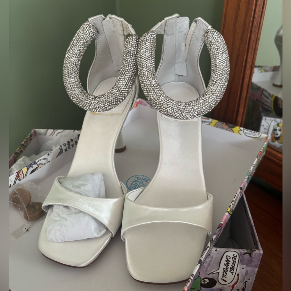 Jeffrey Campbell No Curfew Ankle-Strap Heels